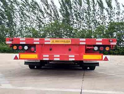 Zhongzhi Huaxing brand automobiles JLQ9402TDP Low flatbed semi-trailer