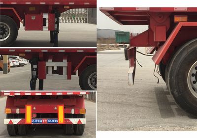 Chenlu  LJT9400ZZXP Flat dump semi-trailer