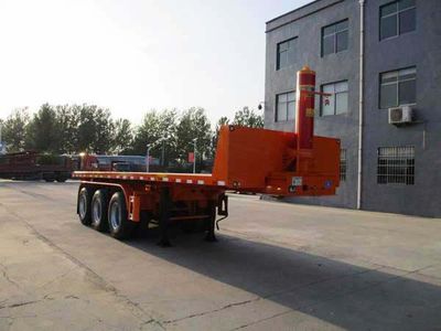 Chenlu  LJT9400ZZXP Flat dump semi-trailer