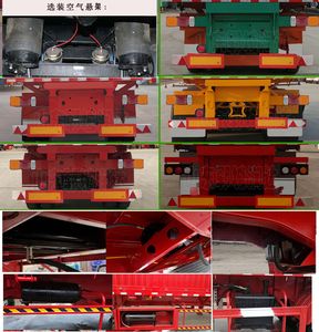 Shengyun brand automobile SRD9400Z tipping chassis 