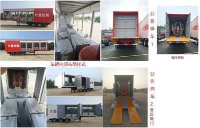 Saijia  WHR9400TJHXS Measurement and weighing semi-trailer