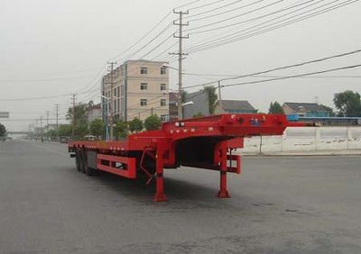 Tonghua  THT9406TD Low flatbed semi-trailer