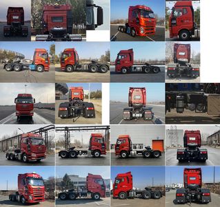 Jiefang Automobile CA4250P66K24T1E6Z Semi trailer tractor for dangerous goods transportation