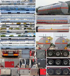 Zhengkang Hongtai brand automobiles HHT9401GYW Tank transport semi-trailer for oxidizing substances