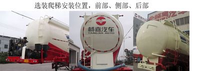 Yangjia  LHL9402GFLB Low density powder material transportation semi-trailer