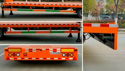 Chufei  CLQ9300TDP Low flatbed semi-trailer