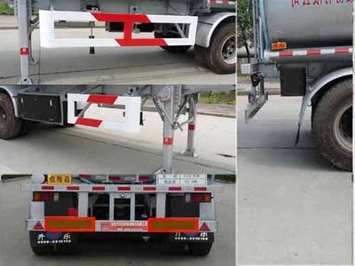 Kaile  AKL9402GRY Aluminum alloy flammable liquid tank transport semi-trailer