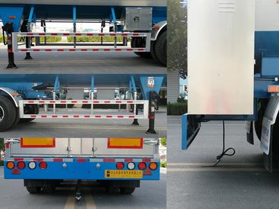 Zhengkang Hongtai brand automobiles HHT9405GDY Low temperature liquid transport semi-trailer