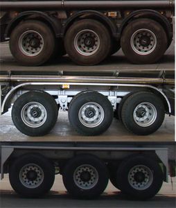 Shengrun  SKW9401GYYL Aluminum alloy oil transport semi-trailer