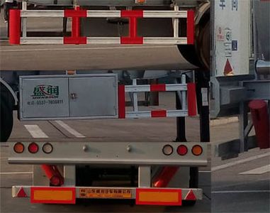 Shengrun  SKW9401GYYL Aluminum alloy oil transport semi-trailer