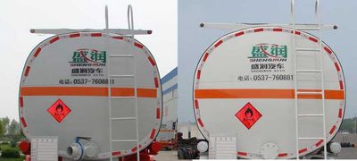 Shengrun  SKW9401GYYL Aluminum alloy oil transport semi-trailer