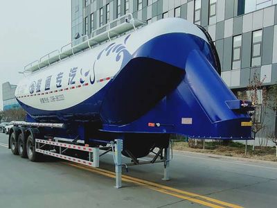 Juntong  JF9404GFLC Aluminum alloy medium density powder material transportation semi-trailer