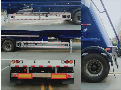 Juntong  JF9404GFLC Aluminum alloy medium density powder material transportation semi-trailer