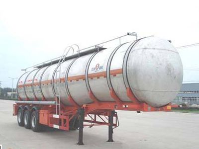 Jianghuai Yangtian CXQ9380GRYFlammable liquid tank transport semi-trailer