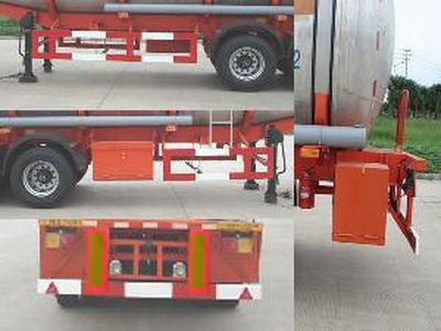 Jianghuai Yangtian  CXQ9380GRY Flammable liquid tank transport semi-trailer