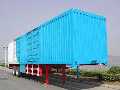 Zhongqi brand automobiles ZQZ9280XXY Box transport semi-trailer