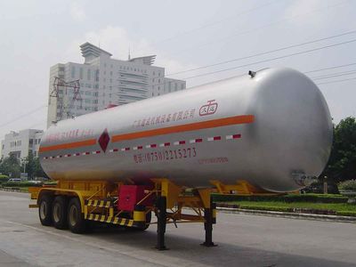 Jiuyuan  KP9340GTR Permanent gas transport semi-trailer