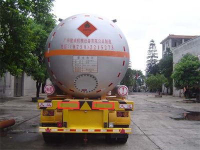 Jiuyuan  KP9340GTR Permanent gas transport semi-trailer