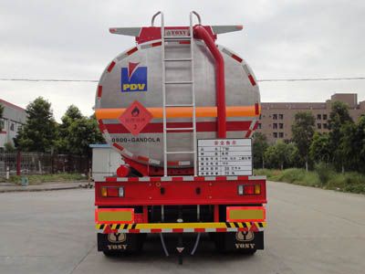 Yongqiang  YQ9344GRYSLA Flammable liquid tank transport semi-trailer