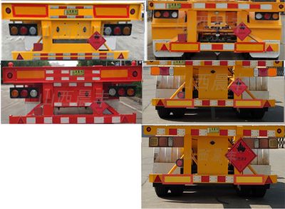 Chengfeng  JCF9400TWY Transport semi-trailer of dangerous goods tank frame