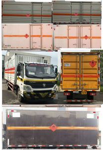 Zhongyan Automobile BSZ5083XRQC5 Flammable gas box transport vehicle