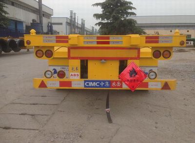 Liangshan Dongyue  CSQ9404TWY Transport semi-trailer of dangerous goods tank frame