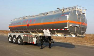 Yongqiang YQ9400GRYCT2Aluminum alloy flammable liquid tank transport semi-trailer