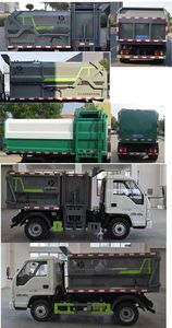 Zongang  CLT5041ZZZBJ6 Hydraulic Lifter Garbage truck 