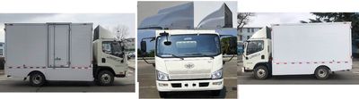 Jiefang Automobile CA5045XXYP40L2BEVA84 Pure electric box type transport vehicle