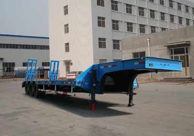 Tuoshan  WFG9401TDP Low flatbed semi-trailer