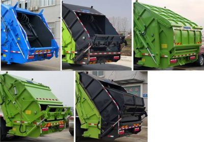 Zhongyunwei brand automobiles ZYW5181ZYS6DF Compressed garbage truck