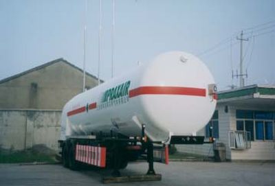 Zhongqi brand automobiles ZQZ9375GDY Low temperature liquid transport semi-trailer