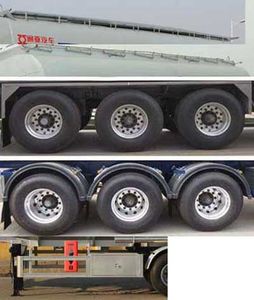 Tongyada  CTY9403GYYG Aluminum alloy oil transport semi-trailer