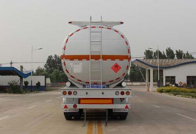 Tongyada  CTY9403GYYG Aluminum alloy oil transport semi-trailer