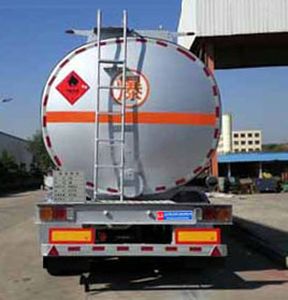 Mastercard SDW9405GRYA Aluminum alloy flammable liquid tank transport semi-trailer