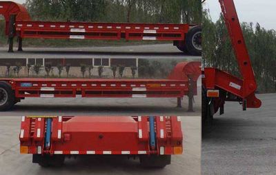 Zhiwo  LHW9401TDP Low flatbed semi-trailer