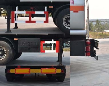 Jinbi  PJQ9403GRYH Flammable liquid tank transport semi-trailer