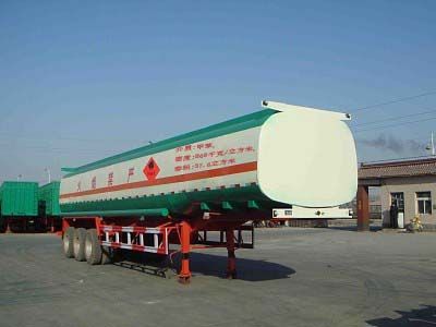 Juwang  ZJW9401GHY Chemical liquid transportation semi-trailer