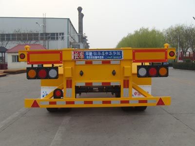 Huajun  ZCZ9350TJZH Container transport semi-trailer