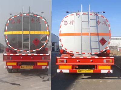 Changhua  HCH9401GHYJ Chemical liquid transportation semi-trailer