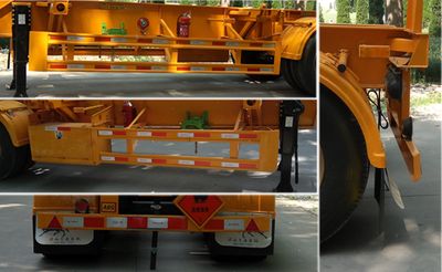 Liangshan Dongyue  CSQ9403TWY Transport semi-trailer of dangerous goods tank frame