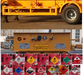 Liangshan Dongyue  CSQ9403TWY Transport semi-trailer of dangerous goods tank frame