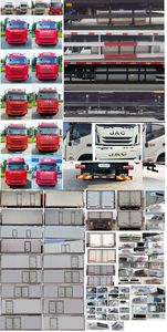 Jianghuai brand automobiles HFC5160XLCB90K1E3S Refrigerated truck