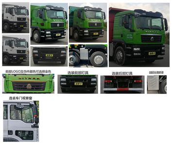 Shandeka brand automobiles ZZ3316N306GF1B Dump truck