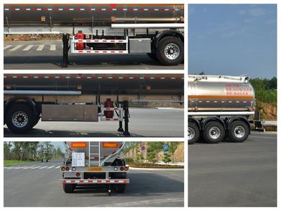 Qixing  QXC9400GYY Aluminum alloy oil transport semi-trailer