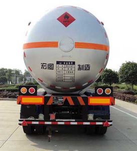 Hongtu  HT9409GYQA4 Semi trailer for liquefied gas transportation