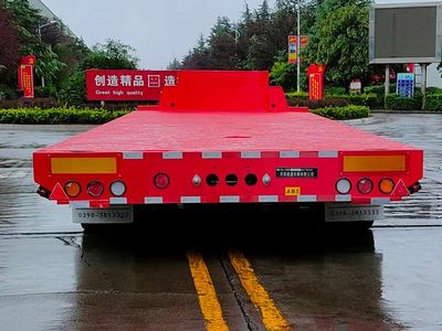 Juntong  JF9405TDP Low flatbed semi-trailer