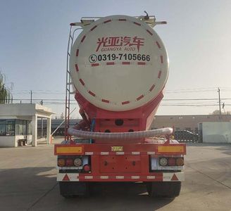 Guangya Tongda  JGY9407GFL Medium density powder material transportation semi-trailer