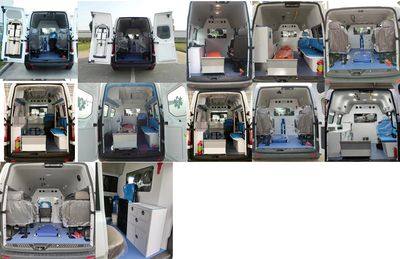 Jiangling Quanshun brand automobiles JX5046XJHMJ6 ambulance