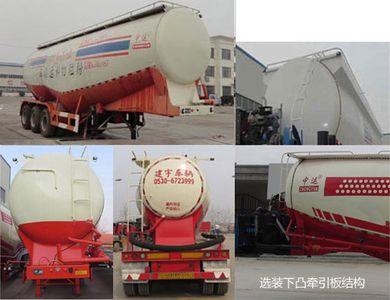 Zhongyun  YFZ9404GFLZY Low density powder material transportation semi-trailer